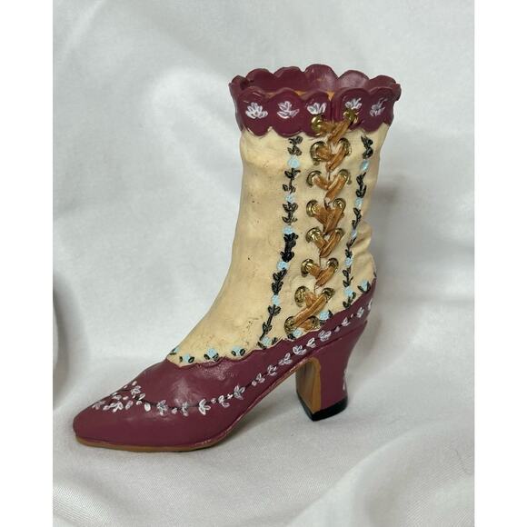 Collection of Womens Shoe Figurines (6), Victorian Style Miniature boots heels - Picture 14 of 16